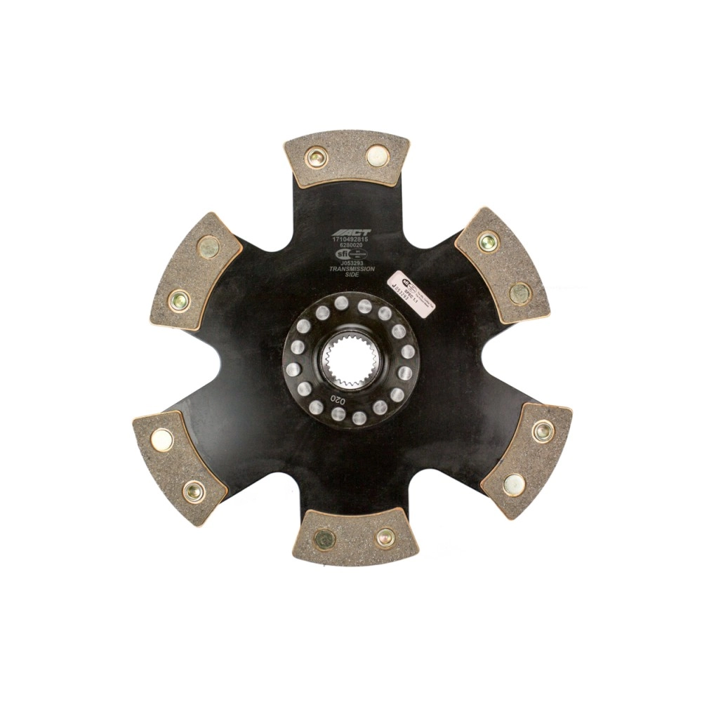 ACT 6280020 - 6 Pad Rigid Race Clutch Disc