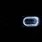Anzo 111006 - Crystal Halo Headlights (Chrome Housing, Clear Lens)