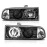 Anzo 111015 - Projector LED Halo Headlights (Black Housing, Clear Lens)