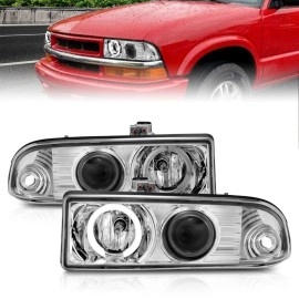 Anzo 111016 - Projector LED Halo Headlights (Chrome Housing, Clear Lens)