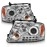 Anzo 111029 - Projector Headlights w/ Halo (Chrome Housing, Clear Lens)