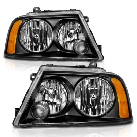 Anzo 111045 - Crystal Headlights (Black Housing, Clear Lens)