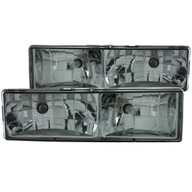 Anzo 111061 - Crystal Headlights (Chrome Housing, Smoke Lens)