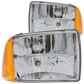 Anzo 111078 - Crystal Headlights (Chrome Housing, Clear Lens)