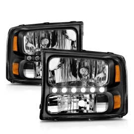 Anzo 111106 - Crystal Headlights (Black Housing, Clear Lens)