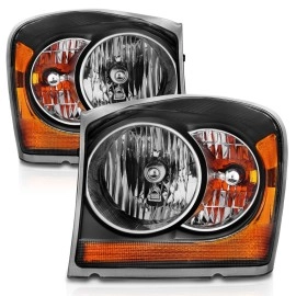 Anzo 111110 - Crystal Headlights (Black Housing, Clear Lens)