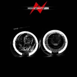 Anzo 111192 - Projector Headlights w/ Halo (Black Housing, Clear Lens)