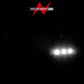 Anzo 111205 - Crystal Headlights w/ LED Accent (Black Housing, Clear Lens)