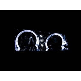 Anzo 111212 - Crystal Headlights w/ Halo (Black Housing, Clear Lens)