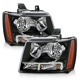 Anzo 111392 - Crystal Headlights (Black Housing, Clear Lens)
