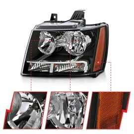 Anzo 111392 - Crystal Headlights (Black Housing, Clear Lens)