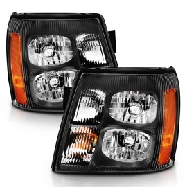 Anzo 111423 - Crystal Headlights (Black Housing, Clear Lens)