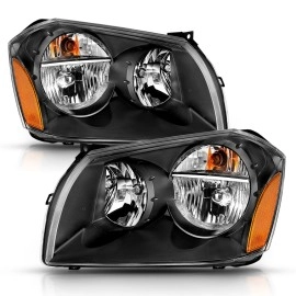 Anzo 111425 - Crystal Headlights (Black Housing, Clear Lens)