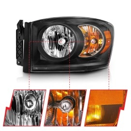 Anzo 111427 - Crystal Headlights (Black Housing, Clear Lens)