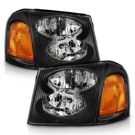 Anzo 111429 - Crystal Headlights (Black Housing, Clear Lens)
