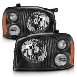 Anzo 111433 - Crystal Headlights (Black Housing, Clear Lens)