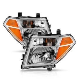 Anzo 111463 - Crystal OE Style Headlights (Chrome Housing, Clear Lens)