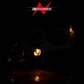 Anzo 111476 - OE Style Projector Headlights (Chrome Housing, Clear Lens)