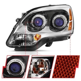 Anzo 111476 - OE Style Projector Headlights (Chrome Housing, Clear Lens)