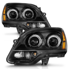 Anzo 111530 - OE Style Projector Headlights (Black Housing, Clear Lens)