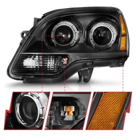 Anzo 111530 - OE Style Projector Headlights (Black Housing, Clear Lens)
