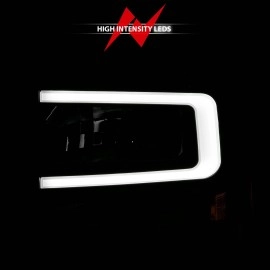 Anzo 111549 - Plank Style Crystal Headlights (Black Housing, Clear Lens)