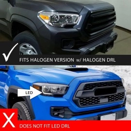 Anzo 111562 - Full LED Projector Headlights w/ Initiation & Sequential Turn Signal (Black Housing, Clear Lens)