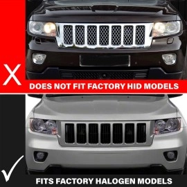 Anzo 111568 - Plank Style Projector Headlights w/ Switchback Lights (Black Housing, Clear Lens)