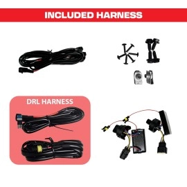 Anzo 111628A - Light Bar Style Full LED Projector Headlights w/ Initiation & Sequential Turn Signal (Black Housing, Clear Lens)