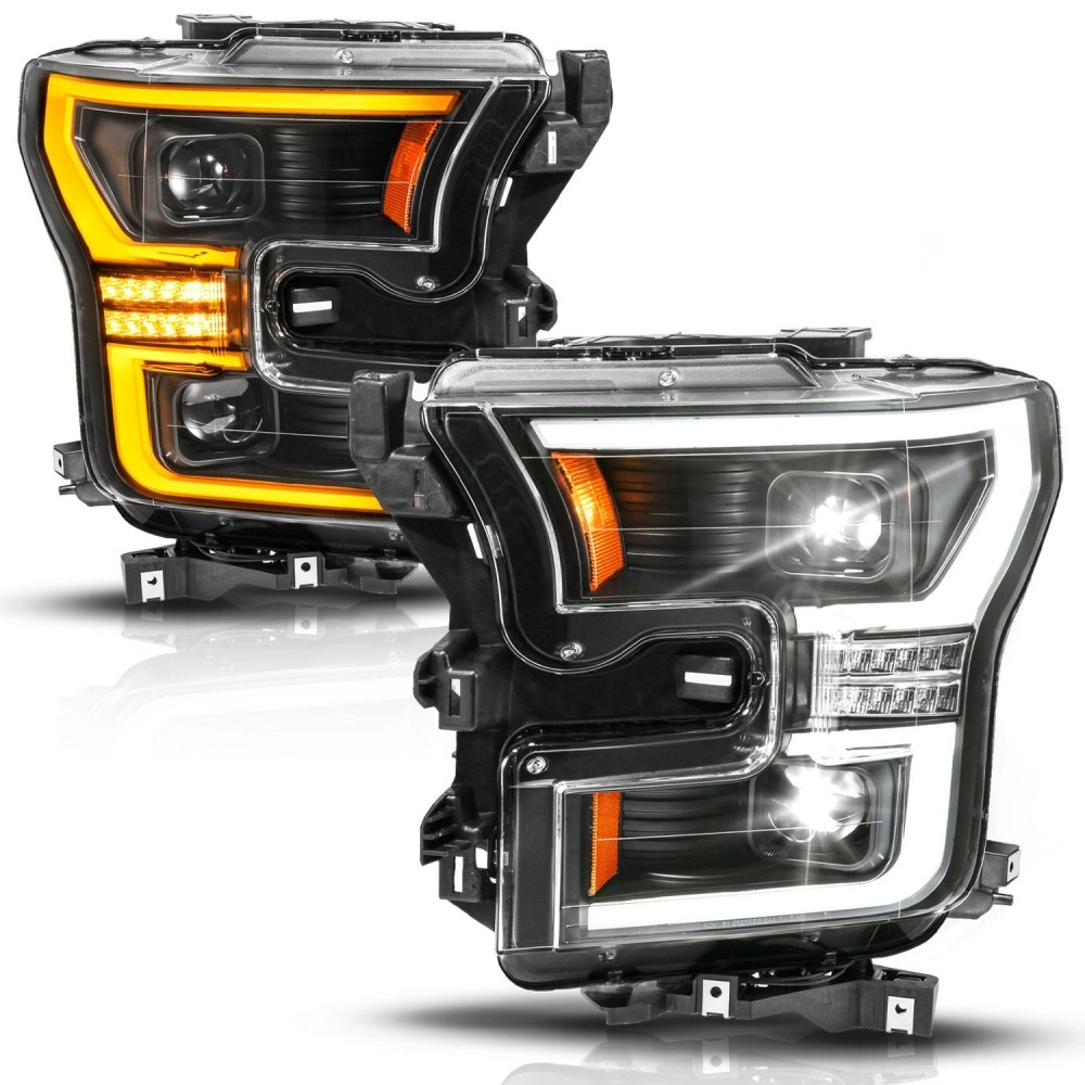 Anzo 111630A - Plank Style Full LED Projector Headlights w/ Sequential Signal (Black Housing, Clear Lens) Anzo 111630A - Plank Style Full LED Projector Headlights w/ Sequential Signal (Black Housing, Clear Lens)