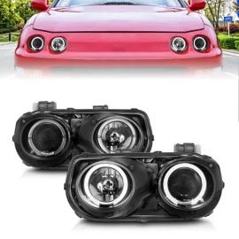 Anzo 121003 - Projector Headlights w/ Halo (Black Housing, Clear Lens)