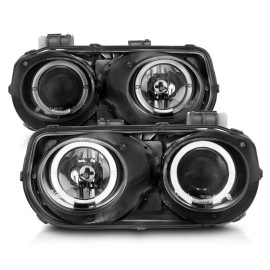 Anzo 121003 - Projector Headlights w/ Halo (Black Housing, Clear Lens)