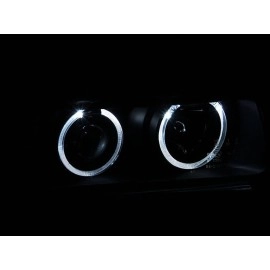 Anzo 121011 - Projector Headlights w/ Halo (Black Housing, Clear Lens)