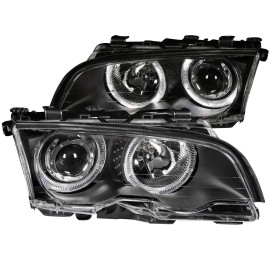 Anzo 121015 - Projector Headlights w/ Halo (Black Housing, Clear Lens)
