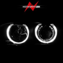 Anzo 121017 - Projector Headlights w/ Halo (Black Housing, Clear Lens)