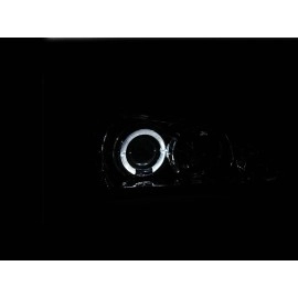 Anzo 121039 - Projector Headlights w/ Halo (Chrome Housing, Clear Lens)