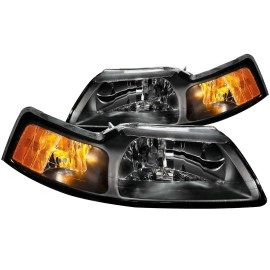 Anzo 121040 - Crystal Headlights (Black Housing, Clear Lens)