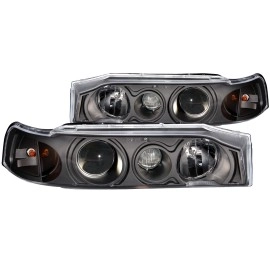 Anzo 121048 - Projector Headlights (Black Housing, Clear Lens)