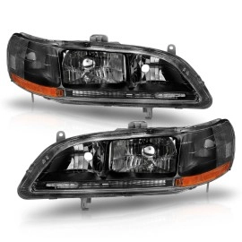 Anzo 121052 - Crystal Headlights (Black Housing, Clear Lens)