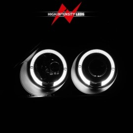 Anzo 121057 - Projector Headlights w/ Halo (Black Housing, Clear Lens)