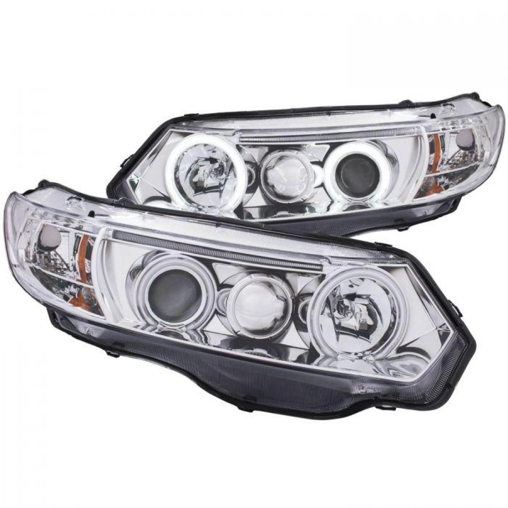 Anzo 121061 - Projector Headlights w/ CCFL Halo (Chrome Housing, Clear Lens)