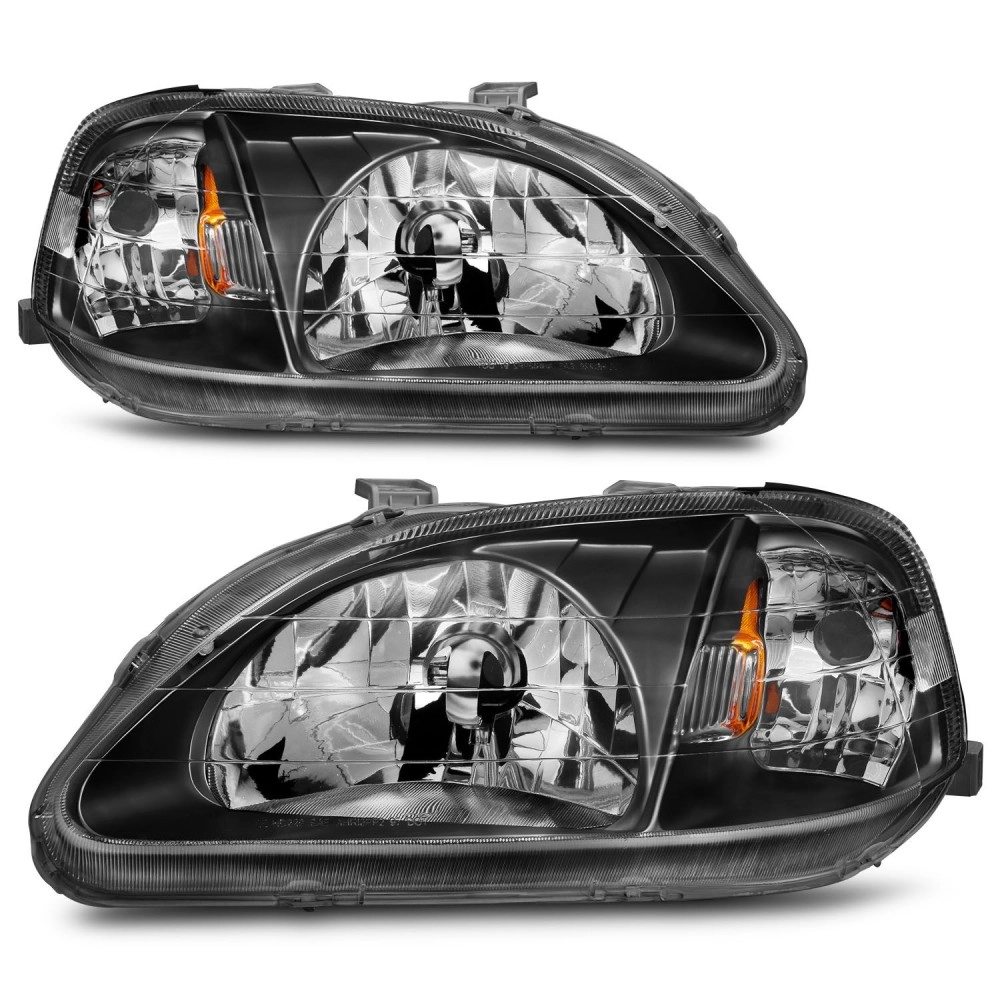 Anzo 121070 - Crystal Headlights (Black Housing, Clear Lens)