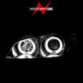 Anzo 121078 - Projector Headlights w/ Halo (Chrome Housing, Clear Lens)