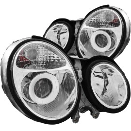 Anzo 121086 - Projector Headlights (Chrome Housing, Clear Lens)