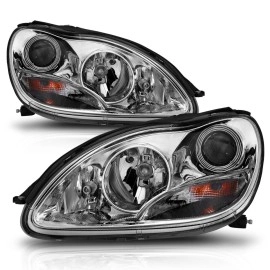 Anzo 121092 - Projector Headlights (Chrome Housing, Clear Lens)