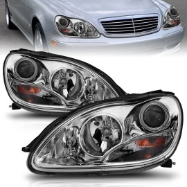 Anzo 121092 - Projector Headlights (Chrome Housing, Clear Lens)