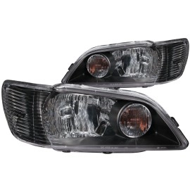 Anzo 121101 - Crystal Headlights (Black Housing, Clear Lens)