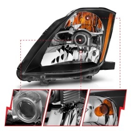 Anzo 121108 - Projector Headlights (Black Housing, Clear Lens)