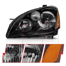 Anzo 121109 - Crystal Headlights (Black Housing, Clear Lens)