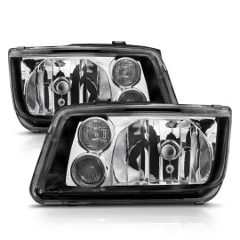 Anzo 121169 - Crystal Headlights w/ Fog Lights (Black Housing, Clear Lens)